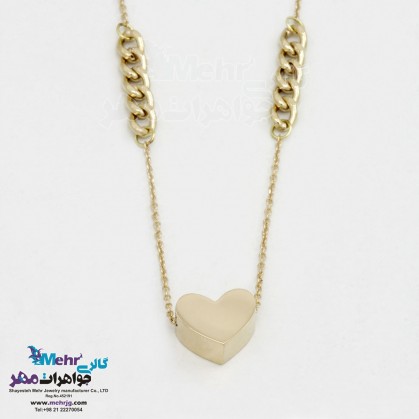 گردنبند طلا - طرح قلب-MM1155